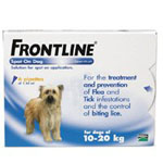 Frontline Spot On Medium Dog - 3 pipettes
