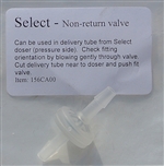 Non-return valve - plastic (for Select Doser) 