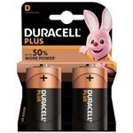 D Duracell Alkaline Batteries 2 pack